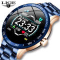 Lige BW0122 Luxury Heart Rate Smart Watches Reminder IP67 Waterproof New Smart Phone Watch